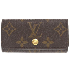 美品 ルイ ヴィトン ミュルティクレ4 モノグラム M69517 4連キーケース LV 0625 LOUIS VUITTON