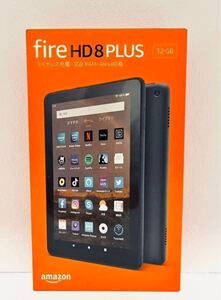 Amazon 第10世代 Fire HD 8 Plus タブレット スレート (8インチHDディスプレイ) 32GB 指ホルダー付き　ブラック　箱無し　1円スタート