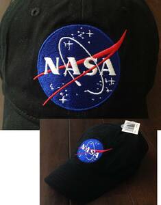 【既決USA】アメリカ航空宇宙局 ★ NASA@完売刺繍【NASA】ロゴ入キャップ【NASA Men