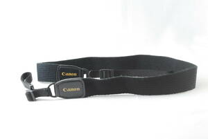 ☆Canon キヤノン カメラ ストラップ 黒色(ブラック) 純正 Camera Strap ショルダー ネック ヴィンテージ レア フィルム デジタル☆