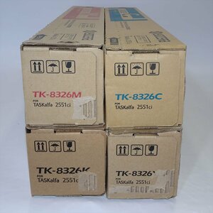 【送料無料】 4色セット 純正 京セラ トナーキット TK-8326K/TK-8326Y/TK-8326C/TK-8326M TASKalfa 2551ci用 NO.5233