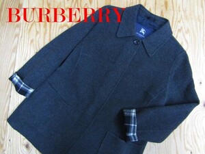 ★バーバリー Burberry★レディース カシミヤ混 ウールショートコート 裏ノバチェック★R70112001A