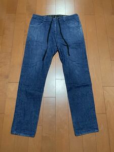 定3.8万 SUNSEA サンシー 12SS SNS-12S49 Denim skin pants デニム パンツ サイズ3 auralee 1LDK comoli unused 