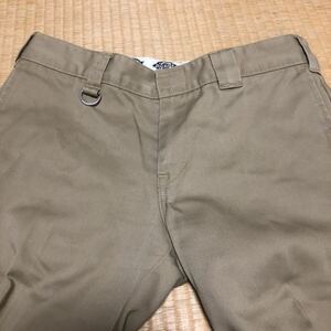 人気　即完売　Dickies WD1871 TCツイルエクストラスリムワークパンツ　muro 藤原ヒロシ　野村訓市　ベージュ