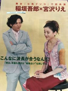 稲垣吾郎 宮沢りえ 切り抜き JUNON 2000.6月 SMAP