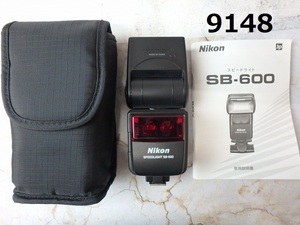 ■FK-9148◆NIKON　スピードライト　SB-600 ケース&取説付き　20241120