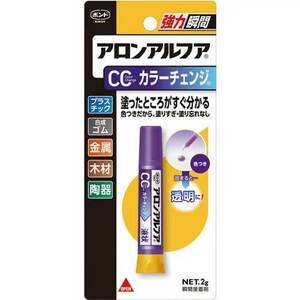 （まとめ買い）コニシ 瞬間接着剤 アロンアルファ カラーチェンジ 液状 2g #05501 〔5個セット〕