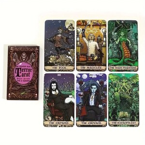 引-01-P409 タロットカード TERROR TAROT MAJOR ARCANA DECH 送料無料 現品のみ