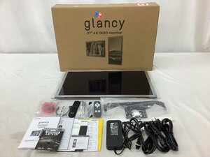 JOLED glancy/モニター/有機EL/27インチ/4K EPS269Q01DA 通電のみ確認済 付属品現状 ジャンク品 ACB