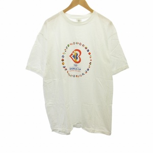 美品 フィバ FIBA バスケットボール BASKETBALL ワールドカップ WORLD CUP 2023 Tシャツ カットソー オールフラッグ XXL