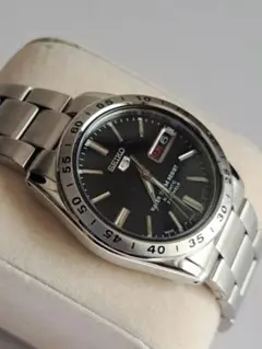 【希少日本製】SEIKO5 セイコーファイブSNKE01J1ブラック 自動巻き