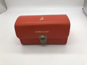 美品　道楽 リールケース レザーケース 小物入れ DOWLUCK