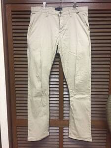 HURLEY CORMAN ２ PANTS Sand Storm ３３ USED ハーレー チノパン