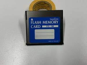 B433)TAKACOM FLASH MEMORY CARD FC-1M 中古動作品