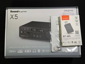 中古 CREATIVE Sound BLASTER X5 + BT-W5