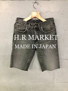 H.R MARKET デニムショートパンツ！日本製！ハリウッドランチマーケット！