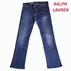 Ralph Lauren よく伸縮・ブーツカット デニム パンツ 68379