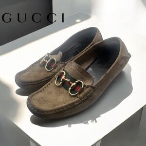 GUCCI グッチ シェリーライン GG柄 ホースビット ローファー