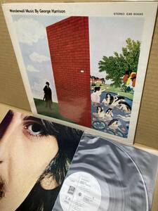 PROMO EAS-80695！美盤LP！ジョージ・ハリスン George Harrison Wonderwall Music 不思議の壁 Toshiba 見本盤 SAMPLE 1977 JAPAN w/ POSTER