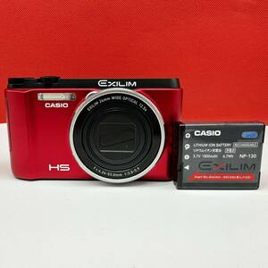 ▲ CASIO EXILIM HS EX-ZR1000 レッド コンパクトデジタルカメラ 動作確認済 現状品 カシオ