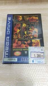 Acclaim SEGA メガドライブ WWF RAW ダブルダブルエフロウ 新品 MEGA DRIVE 国内正規品 アクレイム