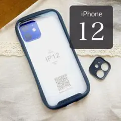 新品iPhone 12クリアケース ブラック （iFace風）ICB2pBK