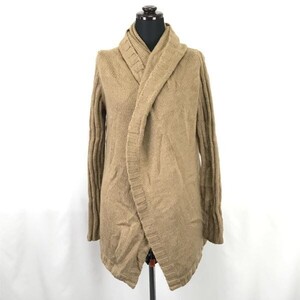 シップス/SHIPS★ボタンレスカーディガン/ニットコート/フーディー【レディースFREE/茶/brown】Coats/Jackets/Jumpers◆pBH359