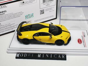 ▲入手困難！TSM 1/43 ブガッティ Bugatti Chiron Pur Sport Yellow TSM430595D 新品