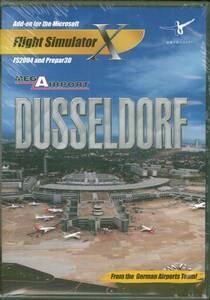 新品 Mega Airport Dusseldorf(FSX/FS2004) アドオンソフト ドイツ デュッセルドルフ空港