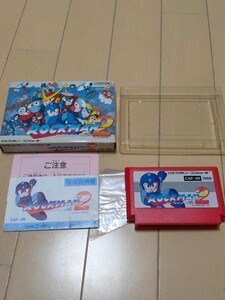 FC ロックマン2 箱 取説付 ファミコン 美品