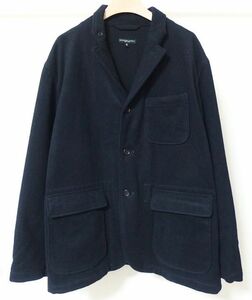 23AW Engineered Garments エンジニアードガーメンツ Loiter Jacket Wool Polyester Heavy Flannel ロイター ジャケット S 紺