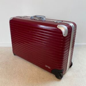 RIMOWA Salsa プルタブハンドル 2輪 ボルドーレッド 64L Made in Germany 