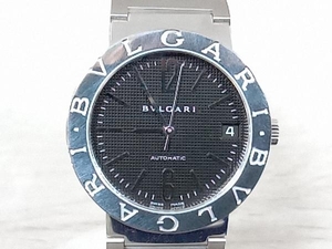 【自動巻き】BVLGARI／BB33SS／黒文字盤／腕時計／ブルガリ／自動巻き腕時計