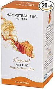 HAMPSTEAD TEA ハムステッドティー オーガニック アッサム ティーバッグ 20袋 [ 有機JAS 認証 個包装 ]