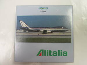 ◆シャバク Alitalia アリタリア航空 ボーイング 747 1/600 未使用品◆