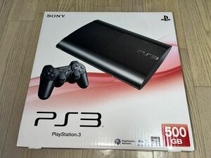 SONY PlayStation3本体。CECH-4200C。500GB、チャコールブラック