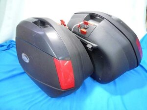 34411★GIVI★汎用サイドケース左右セットV35 容量35L×2個/テールボックス/リアボックス★幅49㎝、奥行き35㎝★通通学・ツーリングに!