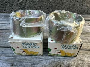 当時物 新品未開封 Magic Spring スリンキー トムボーイ 2個セット 昭和 レトロ ビンテージ 昭和玩具 駄菓子屋