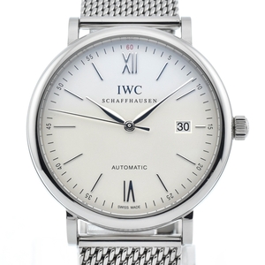 IWC SCHAFFHAUSEN IW356505 ポートフィノ デイト 自動巻き メンズ 良品 箱・保証書付き B#135769