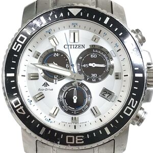 美品 CITIZEN シチズン PROMASTER プロマスター 腕時計 PMP56-3053 Eco-Drive エコドライブ 電波ソーラー クロノグラフ 動作確認済み