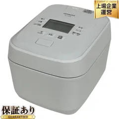 HITACHI RZ-V100GM 圧力式 ジャー炊飯器 5.5合 2023年製 日立 家電 中古 良好 S9603366