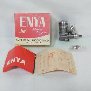 04844 【ジャンク扱い】 ENYA 09 Ⅲ TV 模型用エンジン 動作未確認 塩谷製作所 エンヤ ラジコン MODEL ENGINE 飛行機 部品 パーツ