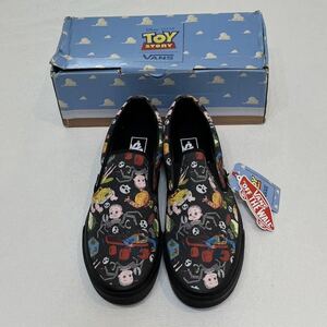 h201 新品 SID VANS TOY STORY Disney Pixar CLASSIC SLIP-ON 30cm スリッポン トイストーリー バンズ ディズニー ブラック