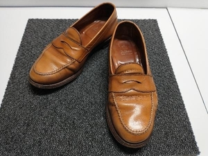 ALDEN オールデン 983/キャメル ローファー サイズ8 1/2 ( アウトソール最大幅:約10.5cm・長さ約29cm ・高さ:約2cm・減り:約0.5cm)