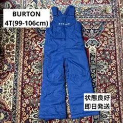 BURTON バートン 4T 100cm 青 紺 ビブパンツ スノボ キッズ