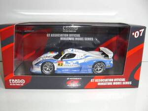 ■エブロ 1/43 2007 WILLCOMアドバン ヴィーマック408R #62 スーパーGT GT300