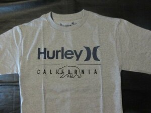 本物正規◆HURLEY ハーレー◆Tシャツ OAO CALIFORNIA グレー■S■新品・カリフォルニア限定