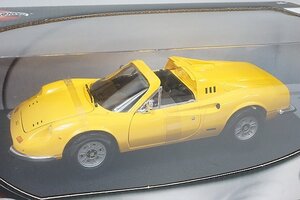 Hot Wheels ホットウィール 1/18 Ferrari フェラーリ Dino ディーノ 246 GTS イエロー 23920