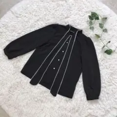 DAY CLOSET デイクローゼット トップス ブラウス リボン ブラック