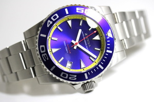 ZEEDA ジーダ JET SHARK ジェットシャーク 40mm 自動巻き腕時計 男性用腕時計 メンズウォッチ SUPER MARINE BLUE マリンブルー